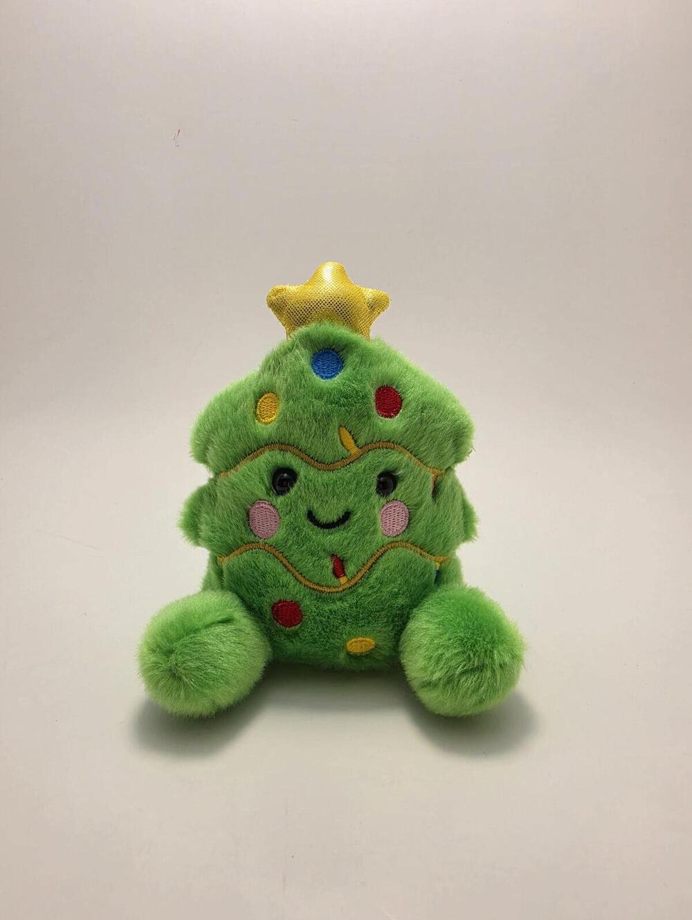 Aurora Palm Pals Festive Tree Bean Bag Plush - No Tag (4 inch)